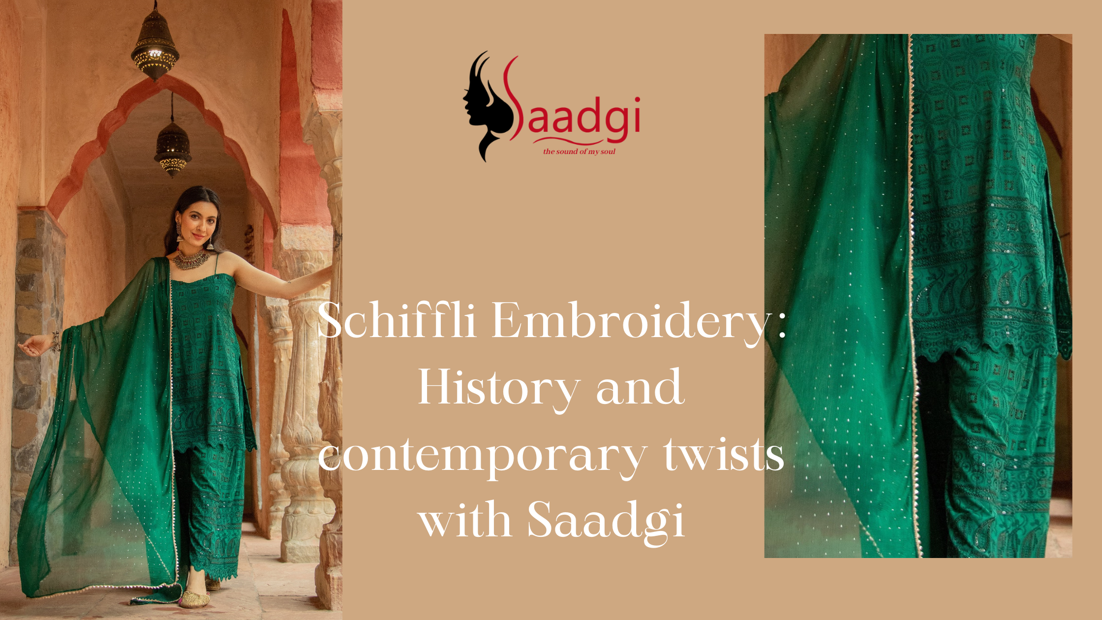 Schiffli Embroidery: History and contemporary twists with Saadgi