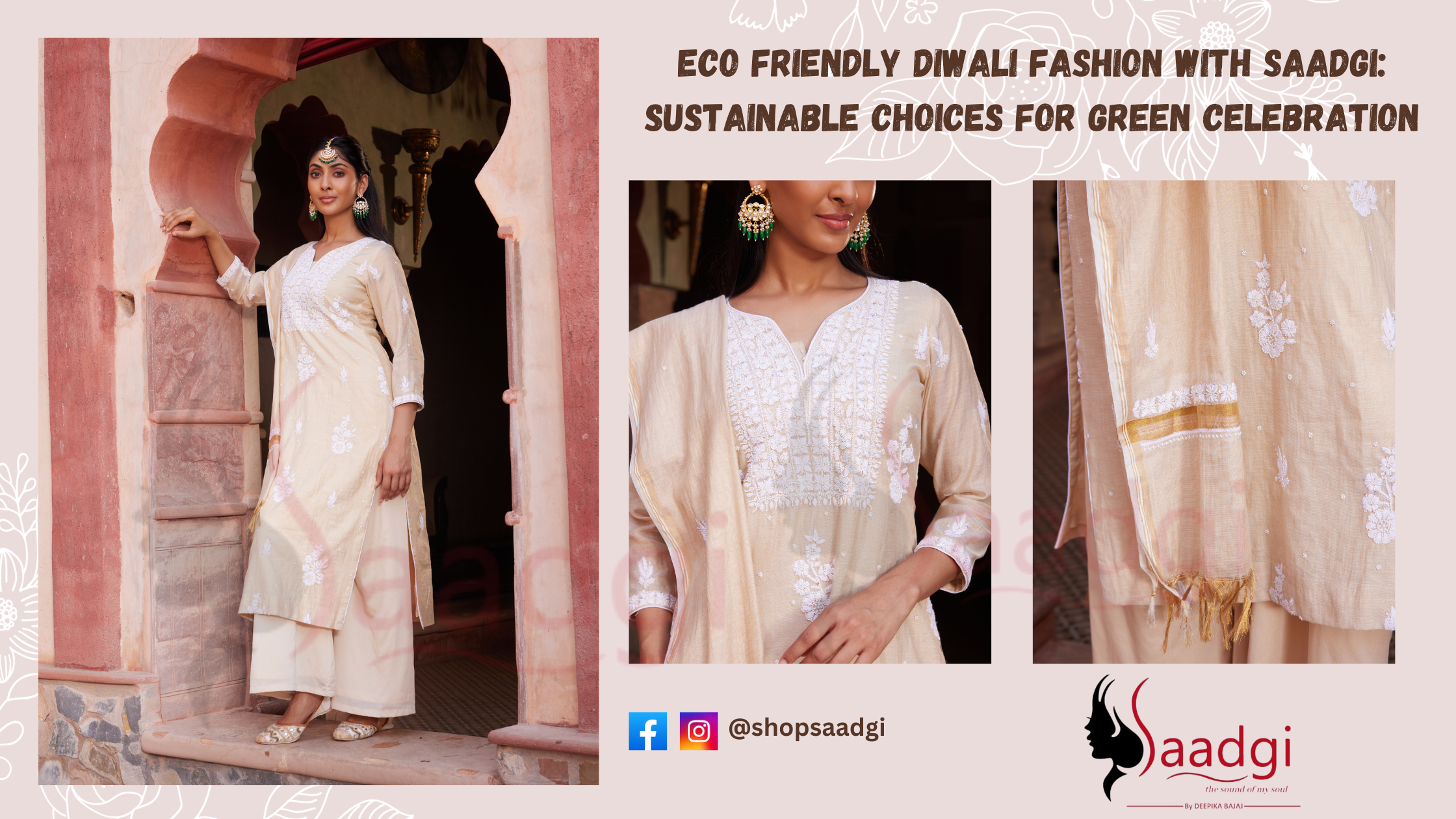 Eco friendly Diwali Fashion with Saadgi: Sustainable choices for green celebration