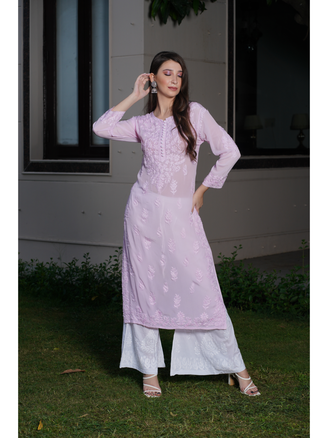 Ethnava Chikan - Buy Online chikan Kurti|Suits|Kurta|Saree|In Lucknow:  Ethnava Chikan