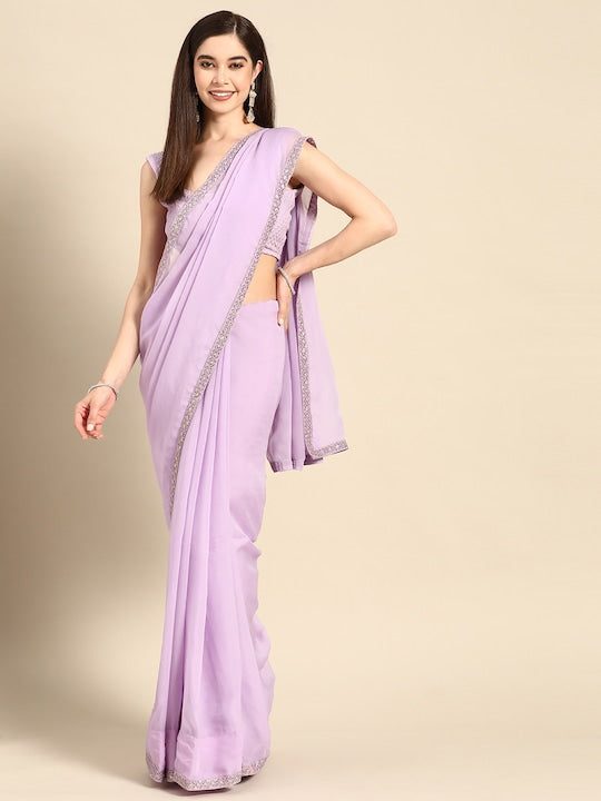 these attractive sarees feature charming and beautiful prints and patterns.bordered sarees, chikan sarees, chikankari sarees, organza sarees, elegant sarees, party wear sarees, bridesmaid sarees, myntra saree party wear, party wear sarees, organza sarees, chicken, chickenkari, chicken saree, lucknowi chikankari saree, saree